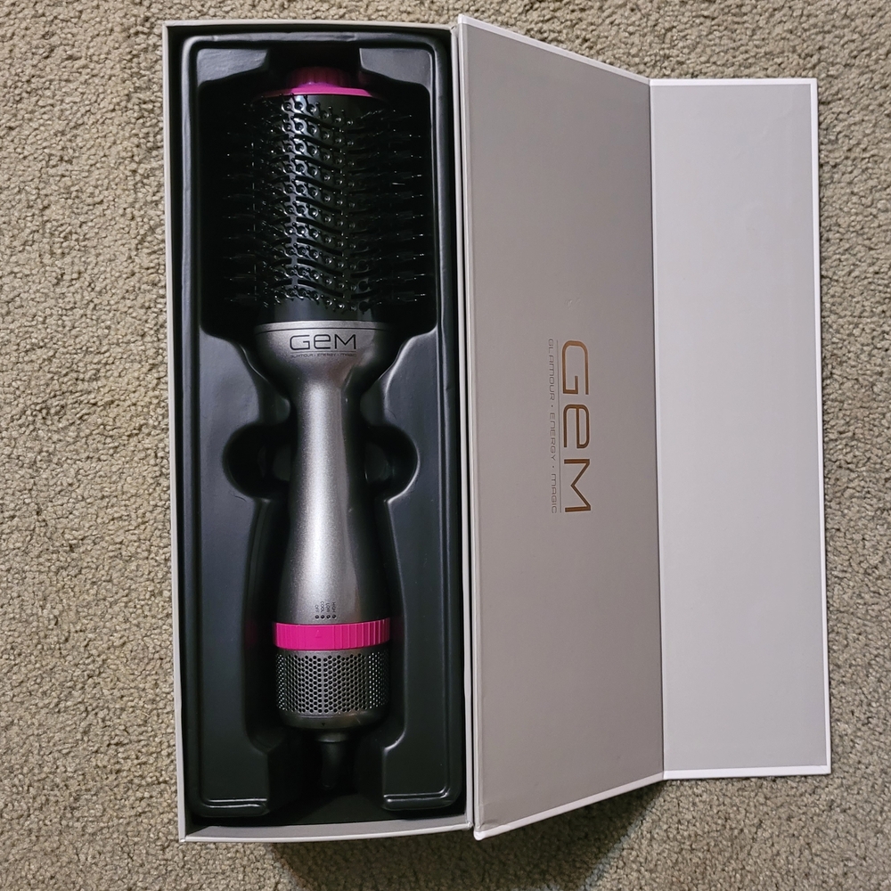 Silver and Pink Hair Brush